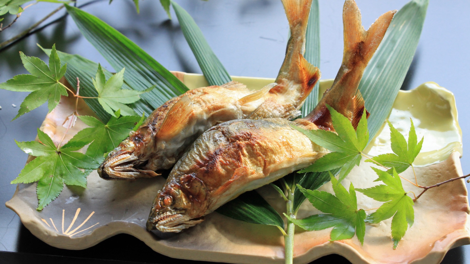 ◆馬瀬川の天然鮎の塩焼き◆