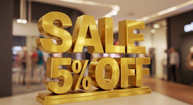 7日前からのご予約、5％OFFお得なSALE！