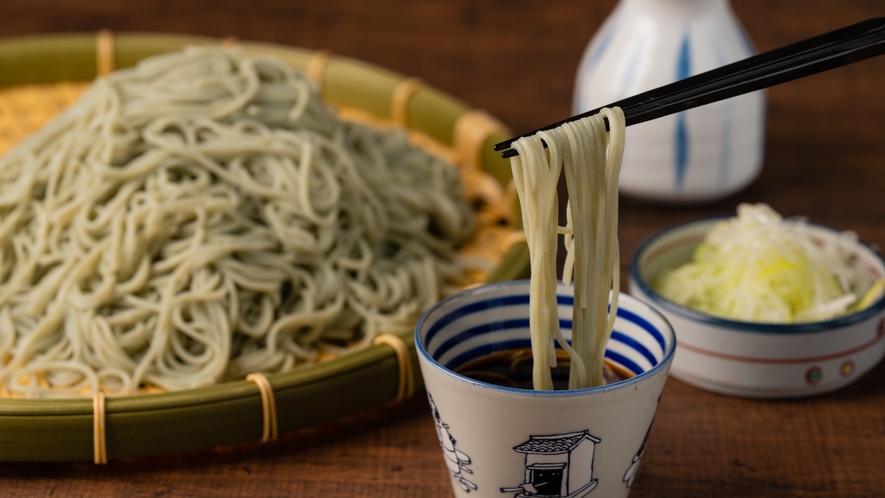 朝食バイキング「ふのりそば」