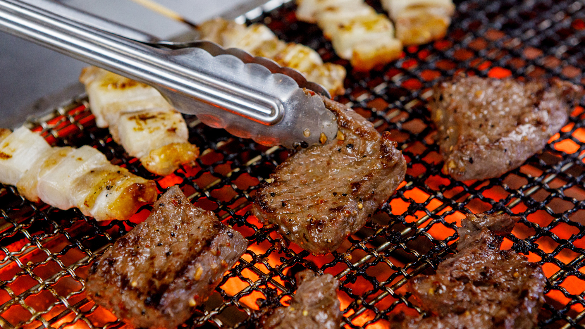 夕食バイキング～網焼き