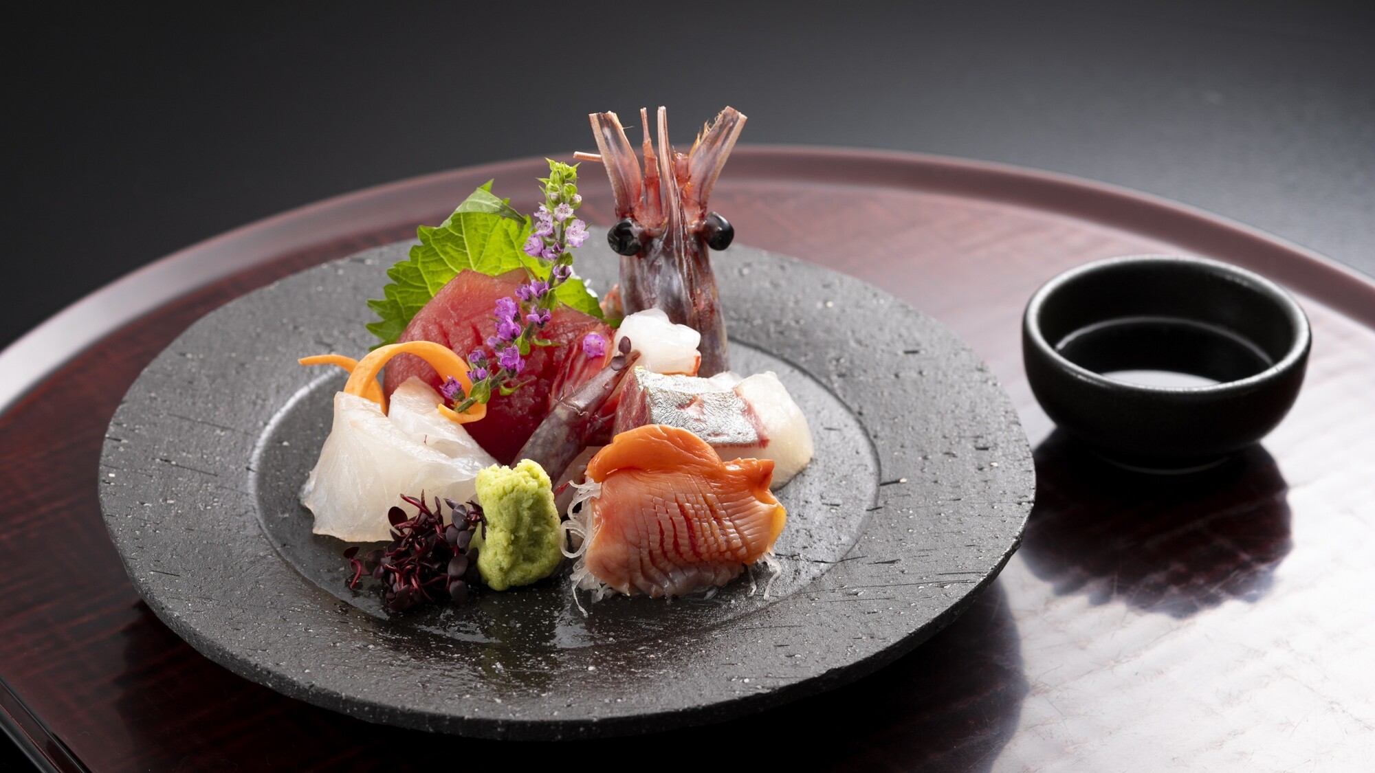 小学生会席料理：造里の一例