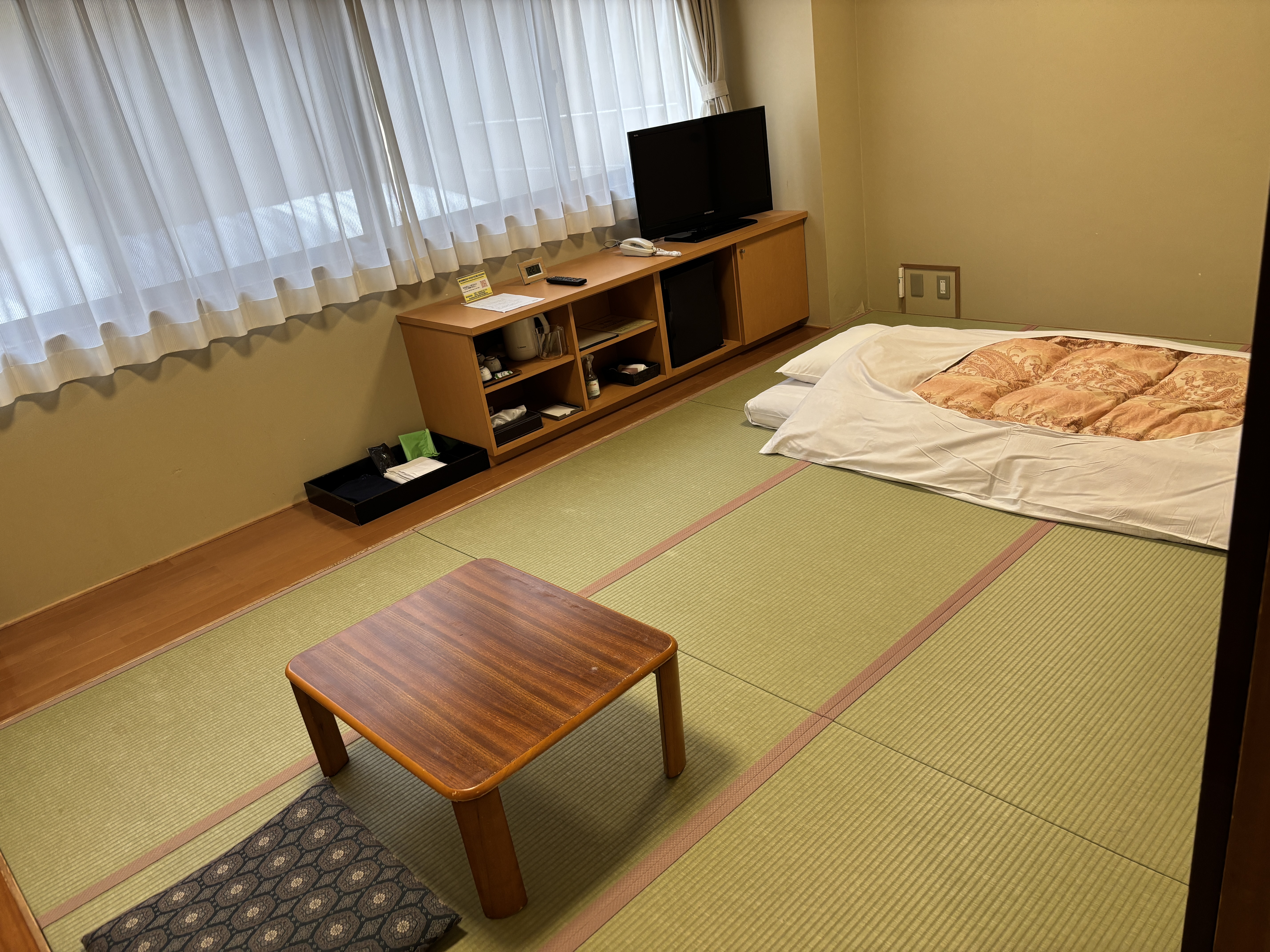 和室12帖を一人で広々！どれだけ荷物があっても安心！