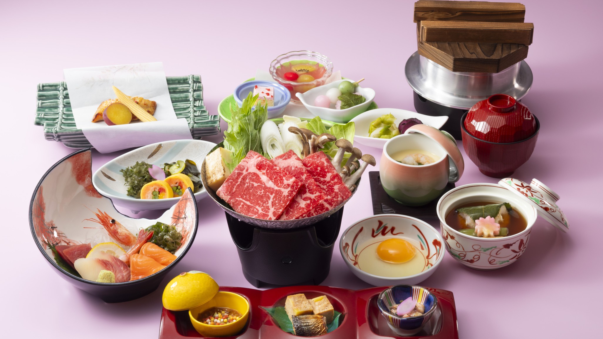 2025年3月～5月：笑福御膳（牛肉メイン）　全品イメージ