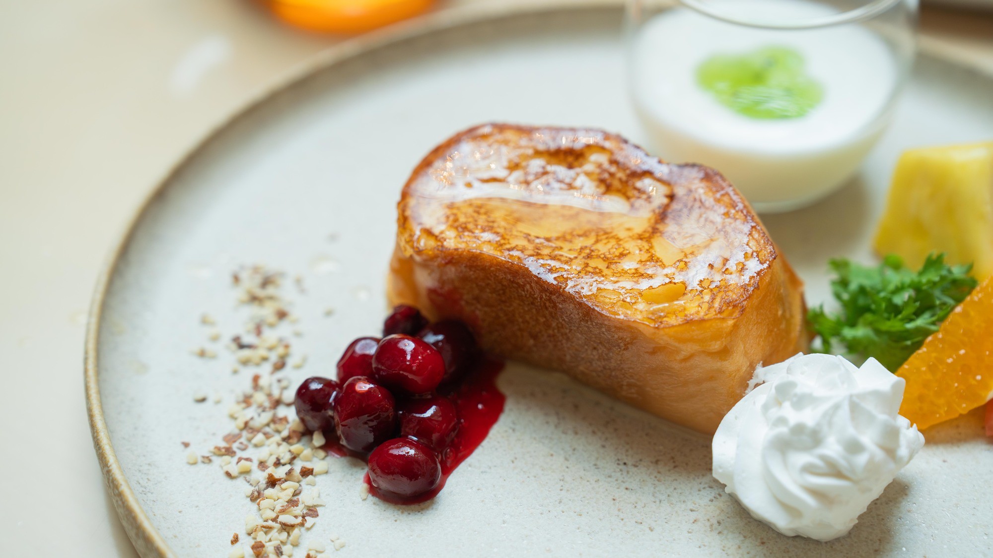 【朝食】レストラン「カシュカシュ」の朝食！“ふわとろ”食感　フレンチトースト