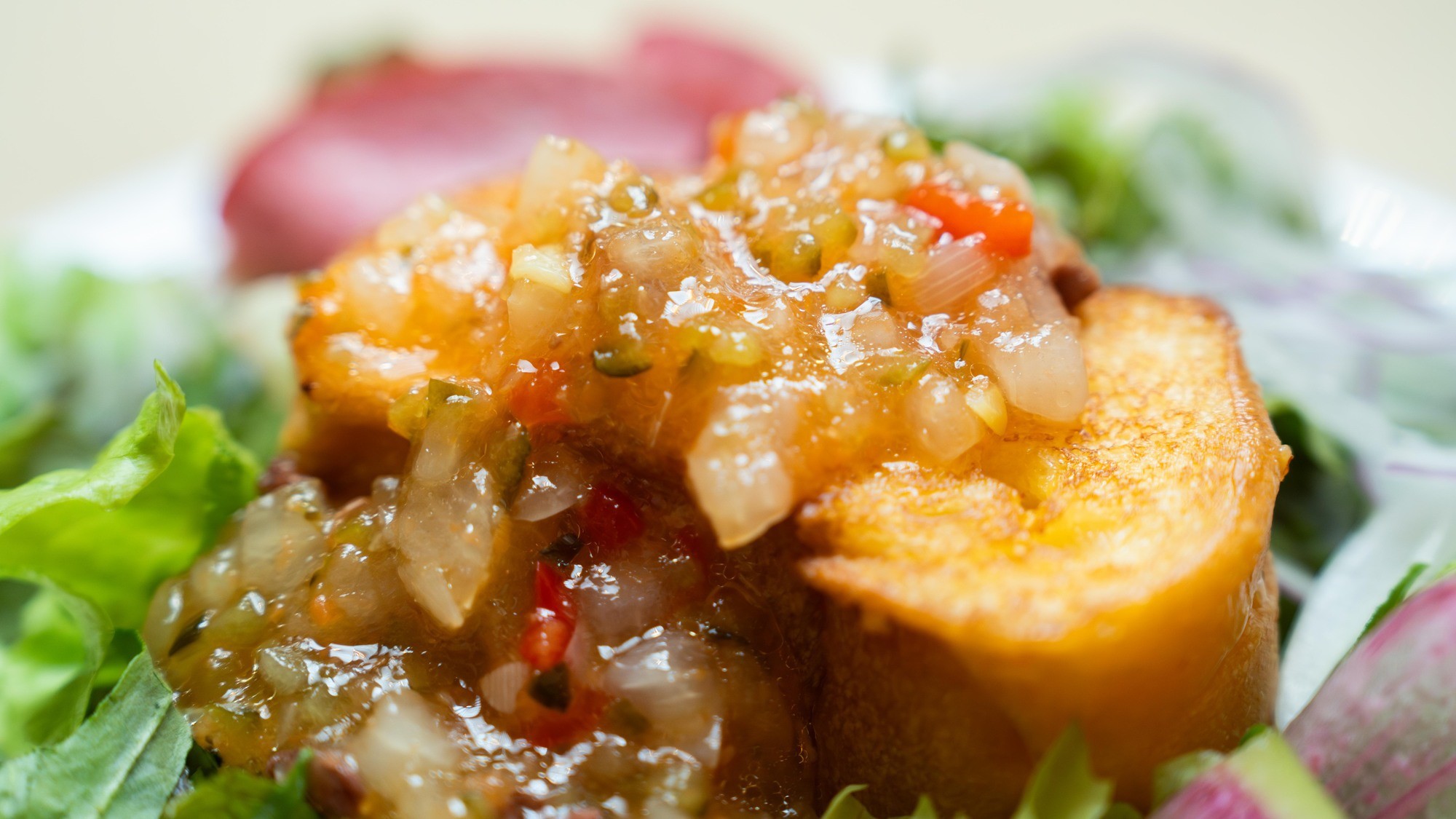 【朝食】レストラン「カシュカシュ」の朝食！“ふわとろ”食感　フレンチトースト