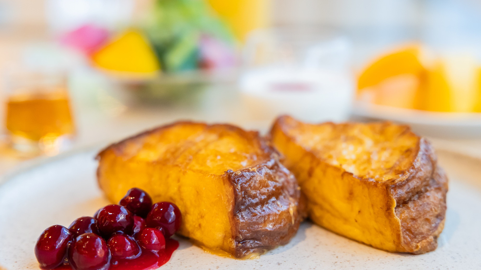 【朝食】 これはプリン！？とろけるフレンチトースト