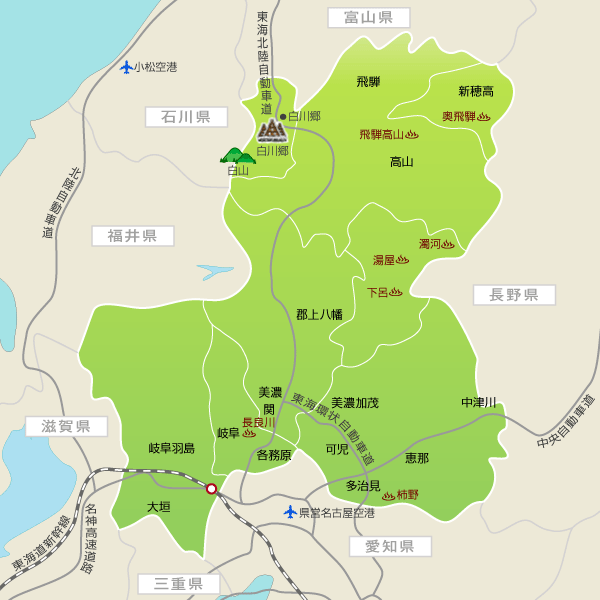 岐阜旅行 宿泊予約 地図から宿泊先を探す 楽天トラベル