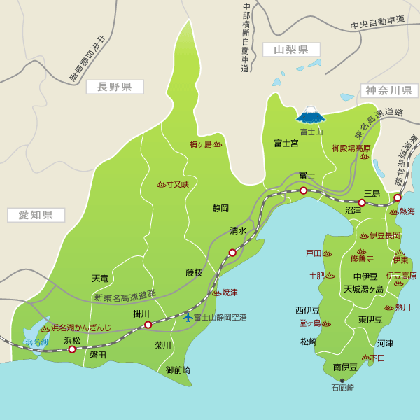最も人気のある 静岡 県 地図 画像 イラスト 写真