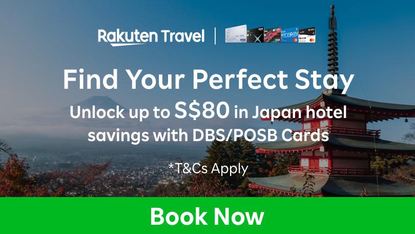 Rakuten Travel x DBS - Up to $80 Off Promo