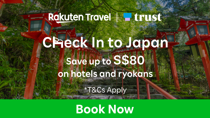Rakuten Travel x Trust - Up to $80 Off Promo